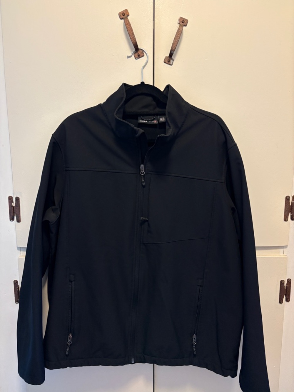 Swiss Tech Men's Black Lightweight Shirt Jacket